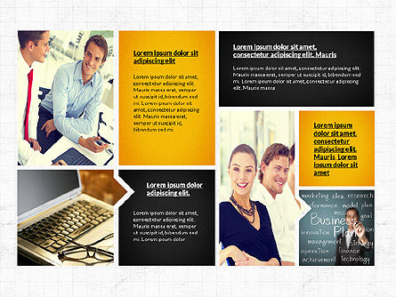 Business Presentation Slides, PowerPoint Template, 03180, Presentation Templates — PoweredTemplate.com