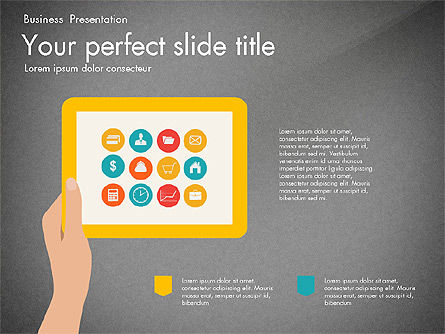 Mobile diagrama de apresentação do gerenciamento de aplicativos, Deslizar 15, 03191, Modelos de Apresentação — PoweredTemplate.com