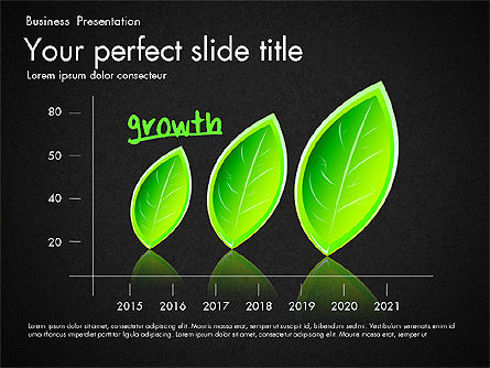 Concept de présentation de croissance et d'approche, Diapositive 10, 03193, Schémas, graphiques de données — PoweredTemplate.com