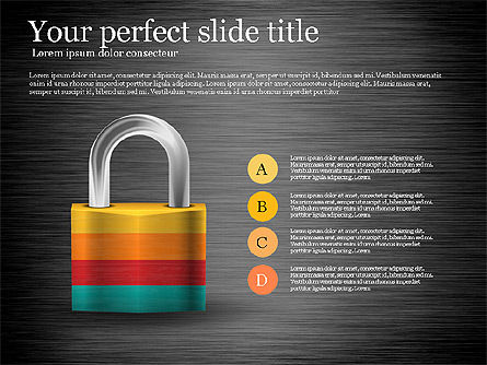 Diagrama de Seguridad, Diapositiva 15, 03194, Organigramas — PoweredTemplate.com