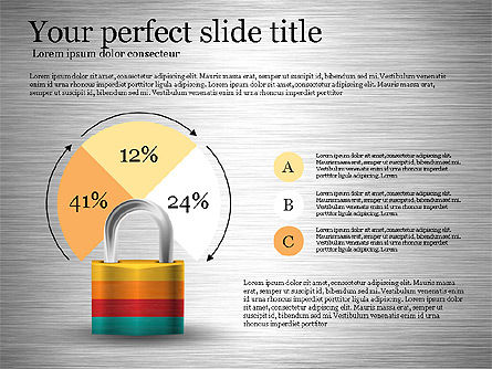 Diagrama de Seguridad, Diapositiva 6, 03194, Organigramas — PoweredTemplate.com