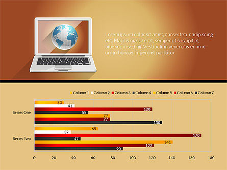 Rapport basé sur les données avec un cahier, Diapositive 2, 03195, Schémas, graphiques de données — PoweredTemplate.com