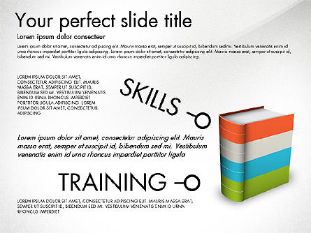 Concept de présentation de l'éducation, Diapositive 4, 03196, Graphiques et schémas pédagogiques — PoweredTemplate.com