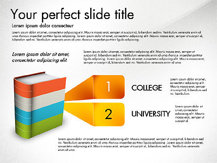Concepto de presentación de la educación, Diapositiva 6, 03196, Diagramas y gráficos educativos — PoweredTemplate.com