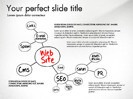 Diagramma di org marketing online, Slide 3, 03198, Modelli di lavoro — PoweredTemplate.com