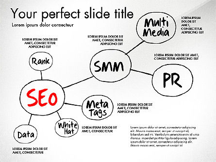 Diagrama Org de Marketing en Línea, Diapositiva 5, 03198, Modelos de negocios — PoweredTemplate.com