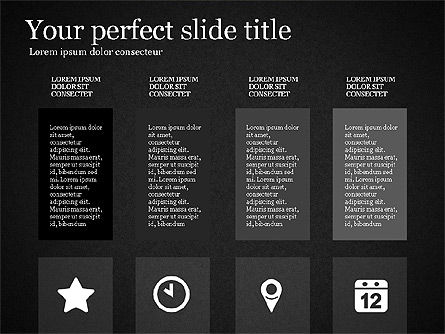 Plantilla gris de la presentación del negocio, Diapositiva 15, 03201, Plantillas de presentación — PoweredTemplate.com