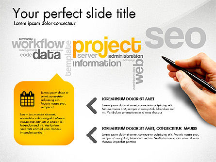 Concept de présentation du gestionnaire de contenu, Diapositive 2, 03203, Modèles de présentations — PoweredTemplate.com