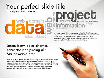 Content Manager Presentation Concept, Slide 4, 03203, Presentation Templates — PoweredTemplate.com