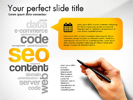 Content Manager Presentation Concept, Slide 6, 03203, Presentation Templates — PoweredTemplate.com