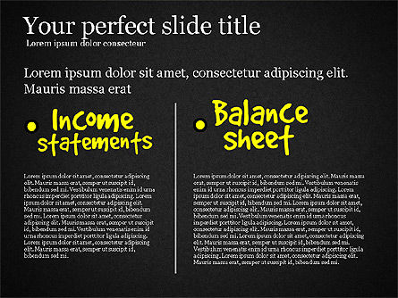 Diagram Of Financial Statement, Slide 13, 03207, Business Models — PoweredTemplate.com