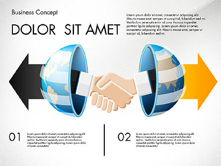 Tahap Dan Pilihan Proses Keuangan, Templat PowerPoint, 03209, Diagram Proses — PoweredTemplate.com