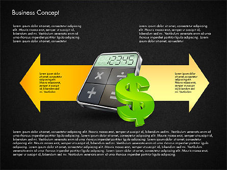 Etapas e opções do processo financeiro, Deslizar 10, 03209, Diagramas de Processo — PoweredTemplate.com