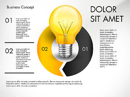 Tahap Dan Pilihan Proses Keuangan, Slide 8, 03209, Diagram Proses — PoweredTemplate.com