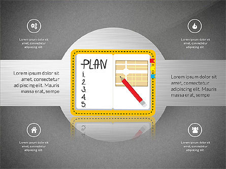 Bentuk Perjalanan Untuk PowerPoint, Slide 10, 03210, Bentuk — PoweredTemplate.com