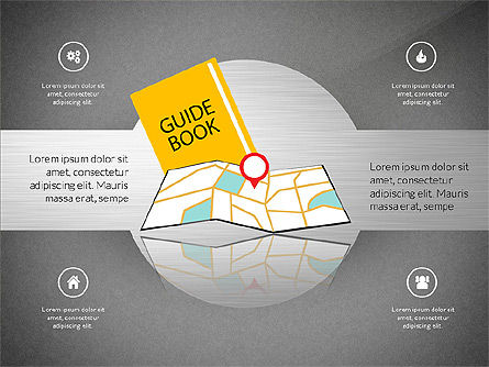 Formas de viaje para PowerPoint, Diapositiva 14, 03210, Formas — PoweredTemplate.com