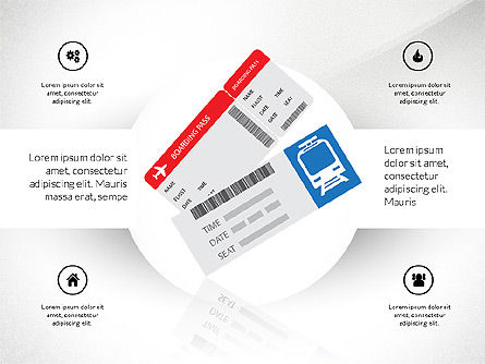 Forme di viaggio per PowerPoint, Slide 8, 03210, Forme — PoweredTemplate.com