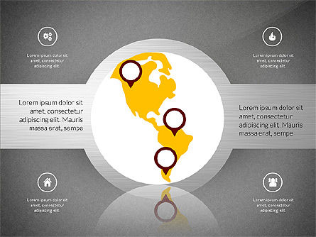 Formas de viaje para PowerPoint, Diapositiva 9, 03210, Formas — PoweredTemplate.com