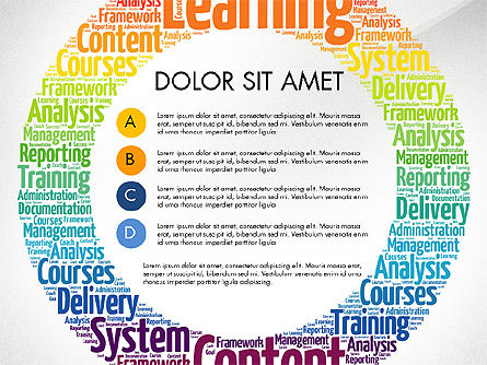 Konsep Presentasi Pembelajaran, Slide 3, 03212, Bagan dan Diagram Pendidikan — PoweredTemplate.com
