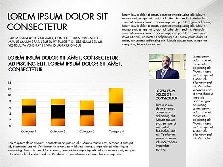 Konsep Laporan Perusahaan, Slide 4, 03217, Templat Presentasi — PoweredTemplate.com