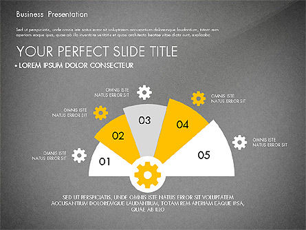 Yellow and Black Business Presentation Deck, Slide 11, 03221, Presentation Templates — PoweredTemplate.com