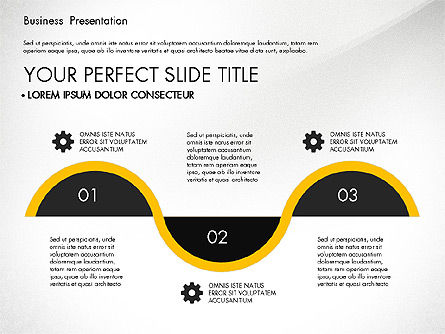 Geel en zwart zakelijke presentatie dek, Dia 6, 03221, Presentatie Templates — PoweredTemplate.com