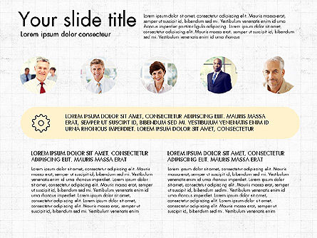 Concept de présentation de rôles d'équipe, Modele PowerPoint, 03229, Modèles de présentations — PoweredTemplate.com