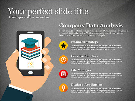 Template Presentasi Pelatihan Online, Slide 10, 03231, Bagan dan Diagram Pendidikan — PoweredTemplate.com