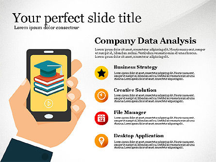 Online Training Presentation Template, Slide 2, 03231, Education Charts and Diagrams — PoweredTemplate.com