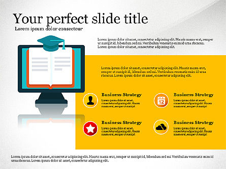 Template Presentasi Pelatihan Online, Slide 4, 03231, Bagan dan Diagram Pendidikan — PoweredTemplate.com