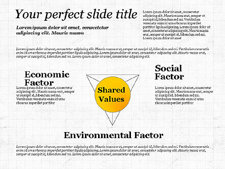Shared Value Diagram, Slide 2, 03232, Business Models — PoweredTemplate.com