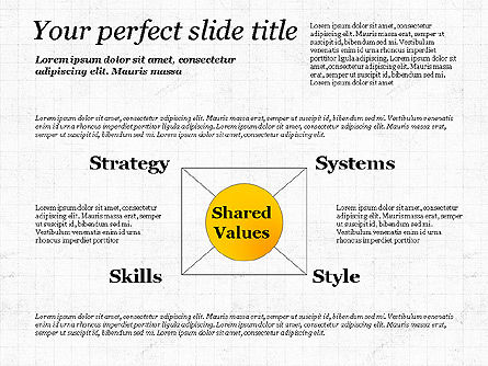 Gedeelde waarde diagram, Dia 7, 03232, Businessmodellen — PoweredTemplate.com