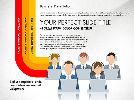Online Course Presentation Concept, Slide 6, 03233, Education Charts and Diagrams — PoweredTemplate.com