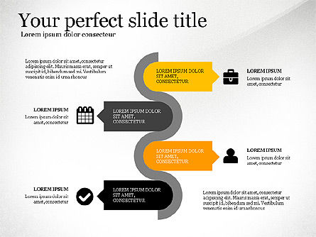 Quatre concept, Diapositive 5, 03241, Formes — PoweredTemplate.com