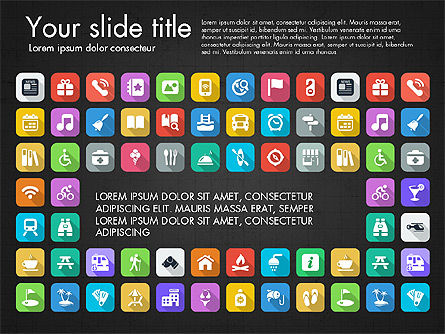 Lifestyle Icon Set, 03242, Icons — PoweredTemplate.com