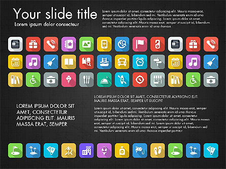 Lifestyle Icon Set, Slide 6, 03242, Icons — PoweredTemplate.com