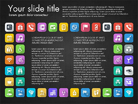 Lifestyle Icon Set, Slide 8, 03242, Icons — PoweredTemplate.com
