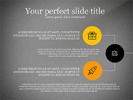 组织图和时间线工具箱, 幻灯片 13, 03244, 组织图表 — PoweredTemplate.com