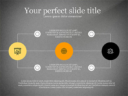 组织图和时间线工具箱, 幻灯片 14, 03244, 组织图表 — PoweredTemplate.com
