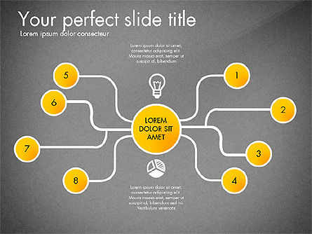 Boîte à outils du diagramme organisationnel créatif, Diapositive 11, 03245, Graphiques organisationnels — PoweredTemplate.com