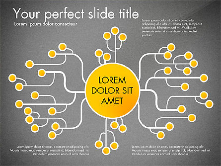 Caja de herramientas de Diagrama de organización creativa, Diapositiva 7, 03245, Organigramas — PoweredTemplate.com