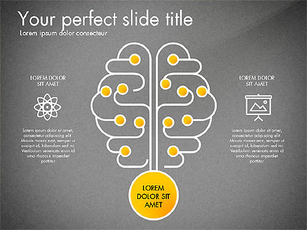 Boîte à outils du diagramme organisationnel créatif, Diapositive 8, 03245, Graphiques organisationnels — PoweredTemplate.com