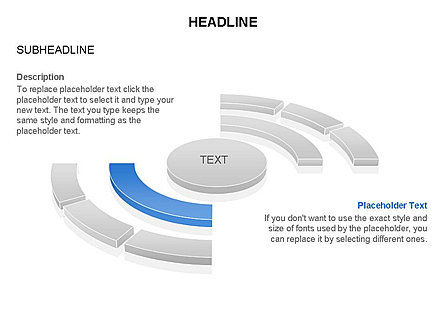 Toolbox Grafik Gauge, Slide 42, 03264, Diagram Panggung — PoweredTemplate.com