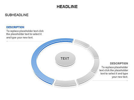 Toolbox Grafik Gauge, Slide 45, 03264, Diagram Panggung — PoweredTemplate.com