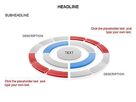 Toolbox Grafik Gauge, Slide 47, 03264, Diagram Panggung — PoweredTemplate.com