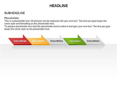Línea de tiempo, Diapositiva 10, 03273, Timelines & Calendars — PoweredTemplate.com