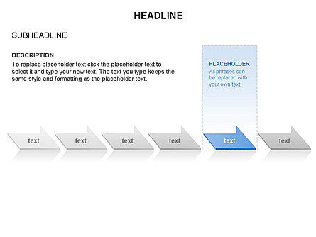 Timeline arrow toolbox, Deslizar 11, 03273, Timelines & Calendars — PoweredTemplate.com