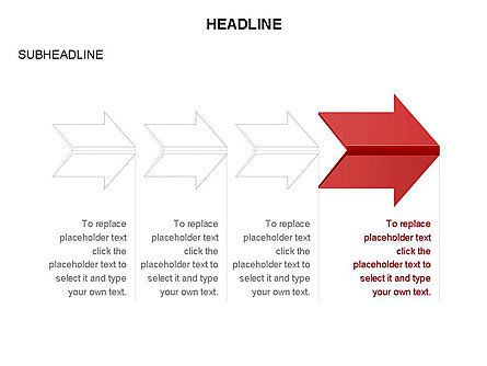 Timeline freccia Toolbox, Slide 21, 03273, Timelines & Calendars — PoweredTemplate.com