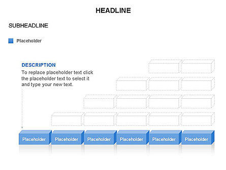 Caja de herramientas de bloques, Diapositiva 22, 03287, Diagramas de la etapa — PoweredTemplate.com
