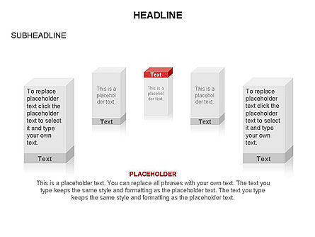 Parallelogram Text Boxes Toolbox, Slide 17, 03288, Text Boxes — PoweredTemplate.com